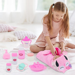 Ecore Fun doll toy adds interactive, imaginative play to care routines.