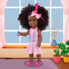 Ecore Fun pink bow hair clip for cute styling.