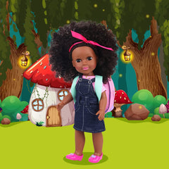 Ecore Fun pink shoes and dress enhance coordinated play outfits.