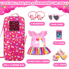 Ecore Fun 18-inch doll hairpins set offers extra sparkle.