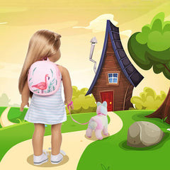 Ecore Fun toy lamb for dolls, companion for imaginative play