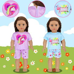 Ecore Fun five-set collection designed for 16-18 inch dolls.