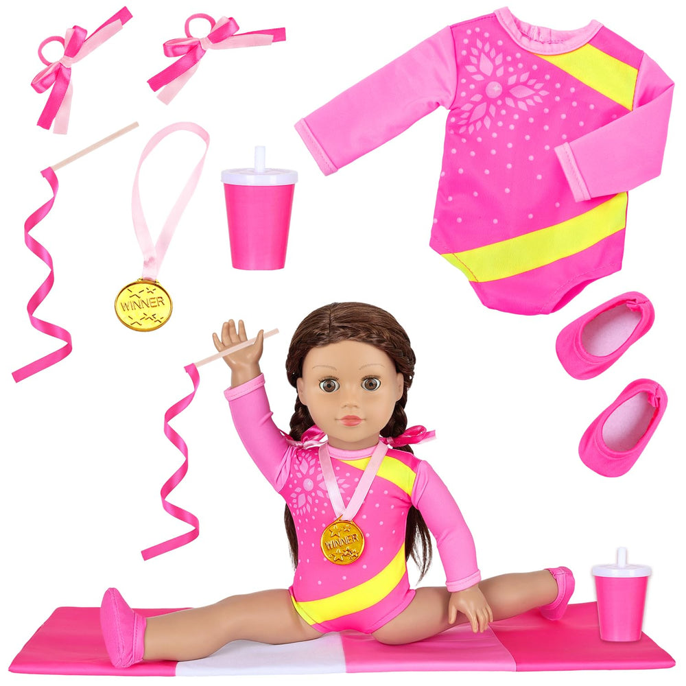Ecore Fun doll leotard for realistic gymnastic practice