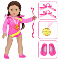 Water cup accessory completes a gymnastic scene outdoors