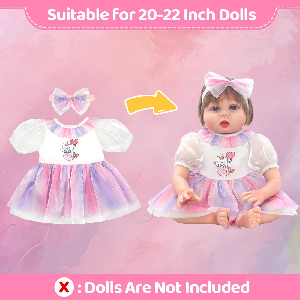 Ecore Fun doll headband adding an adorable finishing touch for play