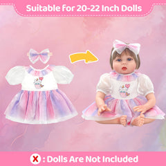 Ecore Fun doll headband adding an adorable finishing touch for play
