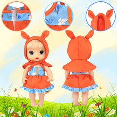 ECORELF Alive 12-inch doll clothes fit 10-12 inch dolls with comfortable cuts.