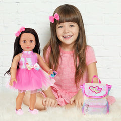 ECORELF 18-inch doll accessories set offers coordinated styling options.