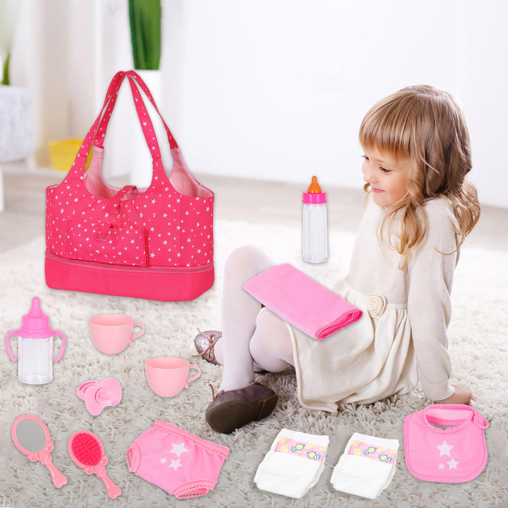 ECORELF diapers provide extra play options for wardrobe and care pretend scenarios.