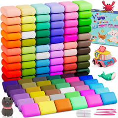 EDIFON air dry clay 96 colors palette for vibrant kids crafts
