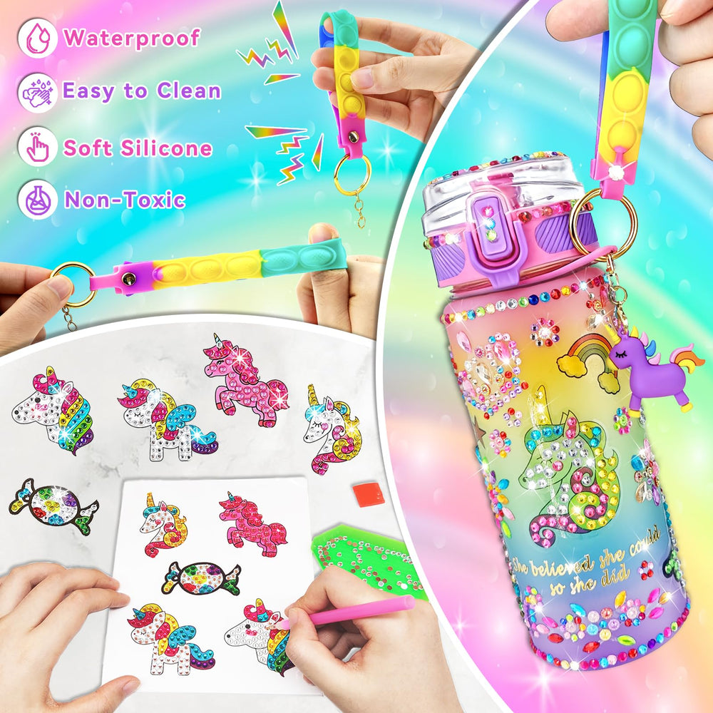 EDSPORTSHOUSE fidget keychain bottle for portability and focus.