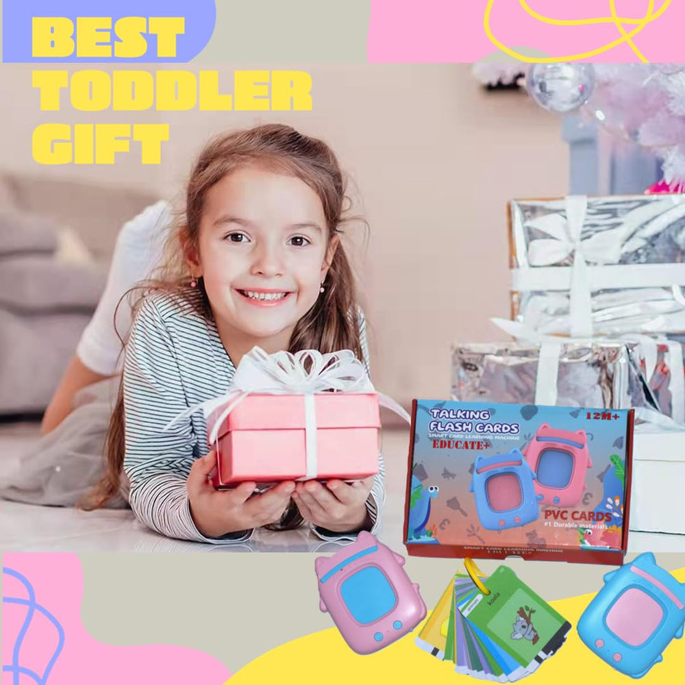 Educate+ Montessori-style setup lets toddlers learn independently with cards