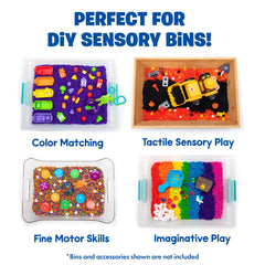 Educational Insights Pluffle close-up texture shot highlighting fluffy, squeezable feel for calming play