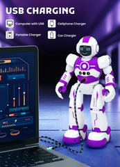 EduCuties robot toy gesture control demonstrates intuitive hand commands.