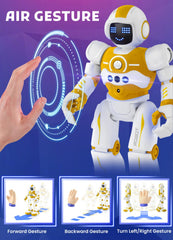 EduCuties robot toy programming mode, teaches sequencing through action playback