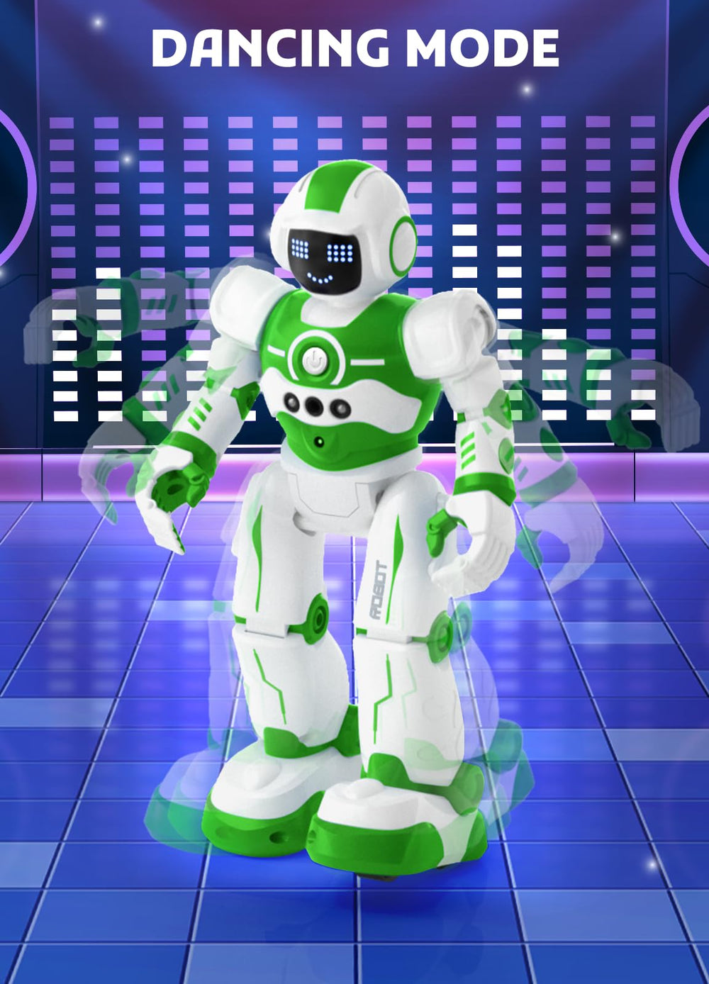 EduCuties robot toy rechargeable USB for quick play
