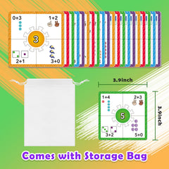 Edulok Math Games pieces have rounded corners for safe, child-friendly play.