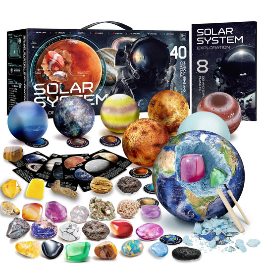 EDUMAN Gemstone Dig Kit planet designs spark space exploration for curious minds