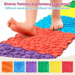 Edusense sensory mat interlocking tiles arranged for flexible classroom layouts