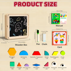 edutree drawing pen with chalk on the board supports doodling and pattern planning