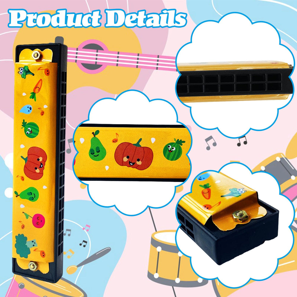 Eerrhhaq compact harmonica size fits small hands for easy grip