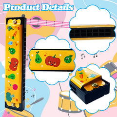 Eerrhhaq compact harmonica size fits small hands for easy grip
