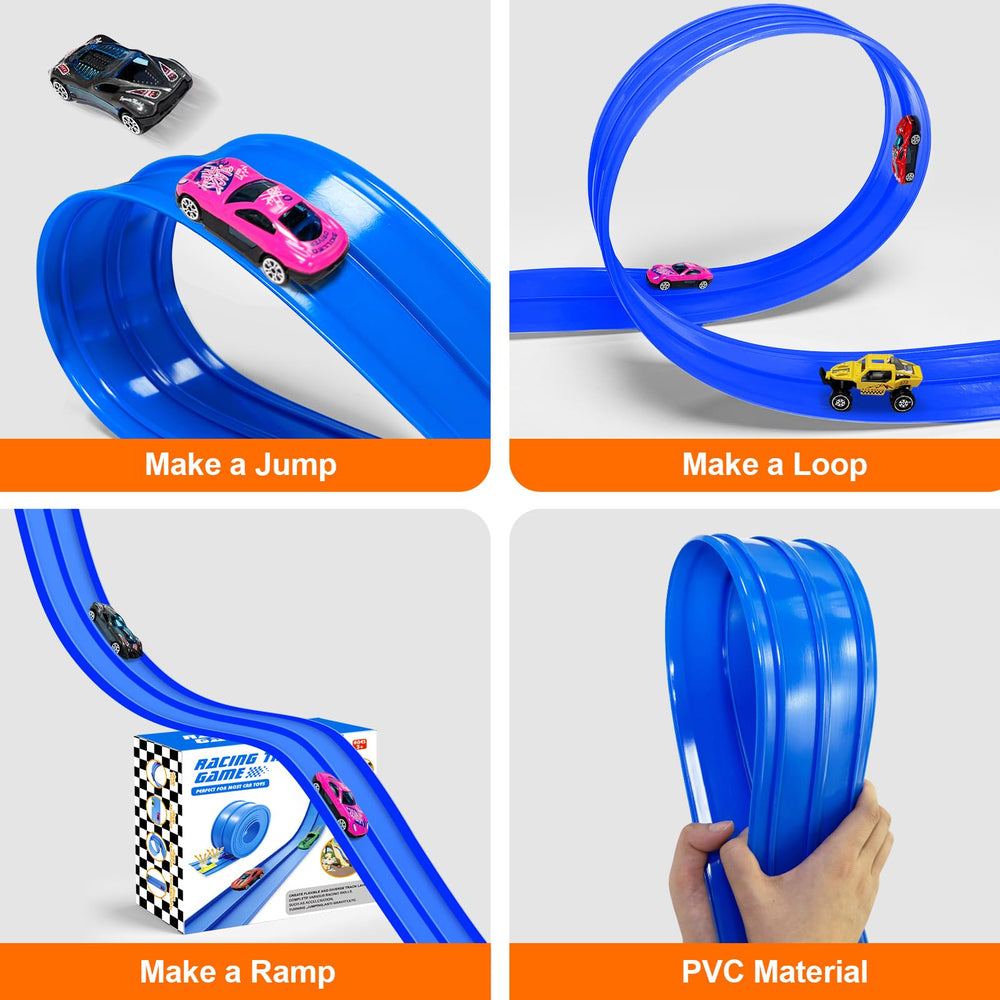EFCRBS Includes four locking clips to customize track layout.