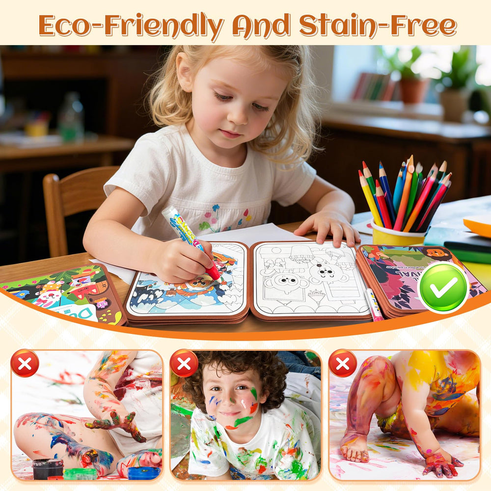 EFCRBS fairy tale 2 page sparks storytelling art with washable, spill-free magic