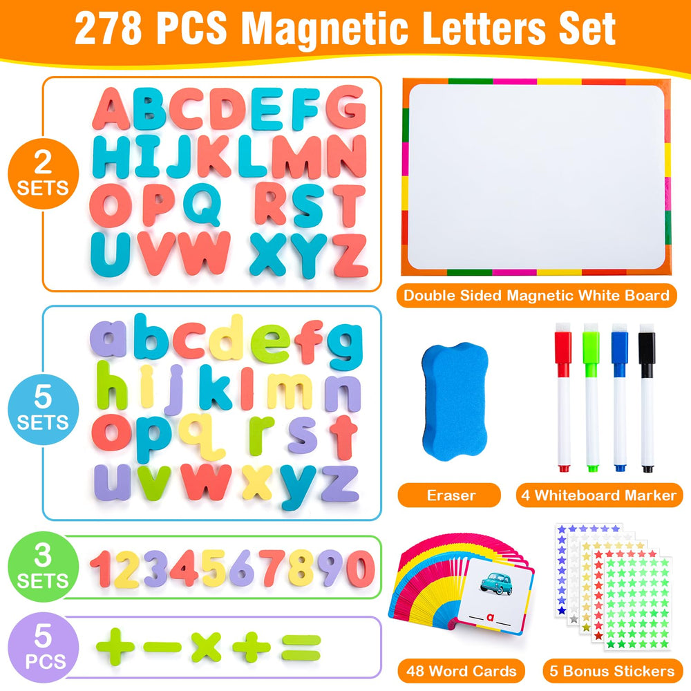 EFO SHM double-sided magnetic writing board for practicing letters and numbers