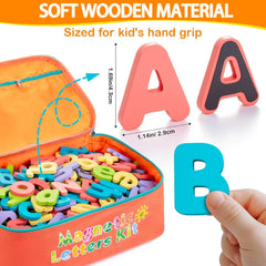 Orange storage bag keeps EFO SHM magnets organized and portable
