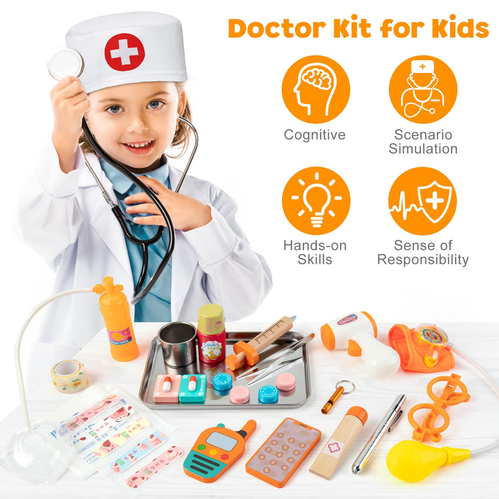 EFO SHM doctor kit blood pressure cuff for realistic pretend medical scenarios