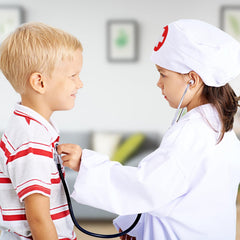 EFO SHM doctor kit syringe and bandages for caring pretend first aid practice
