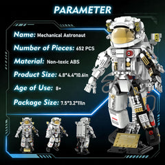 EHACRRT Collectible astronaut model ideal for desk or shelf display