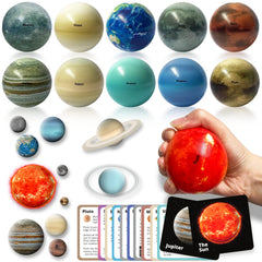EH.DT Space Balls solar system set helps kids explore planets interactively.