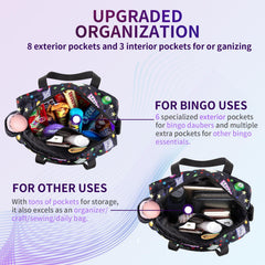 EHRGK Bingo Bag with adjustable shoulder strap for easy carrying