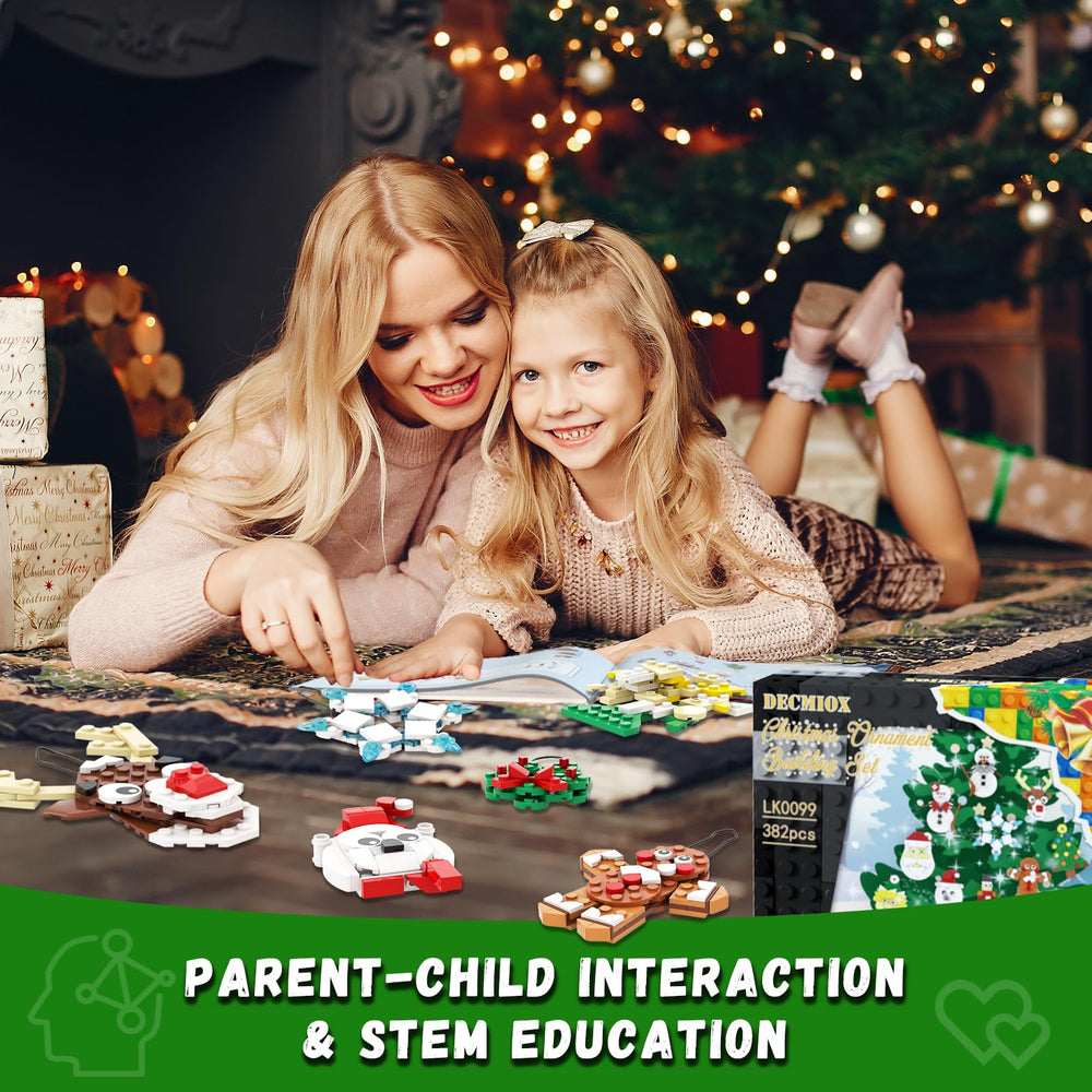 EIAVURPE Stocking ornament pairs with gifts for kids