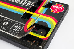 Eight Advent Calendar Electronic Games windows open close-up reveals 24 build components