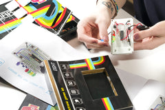 Eight Electronic Games kit components bundle highlights wiring and DIY project readiness