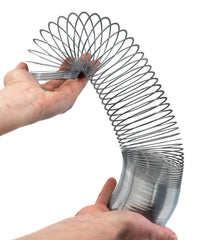 EISCO Wave Form Helix Spring used as a science toy for teaching wave concepts.