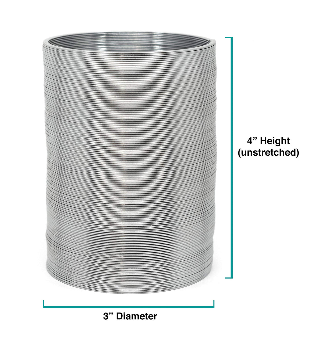 EISCO Wave Form Helix Spring on stairs demonstrating momentum and motion.