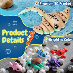 Eisfiel Beluga figurine with flexible joints supports imaginative storytelling.