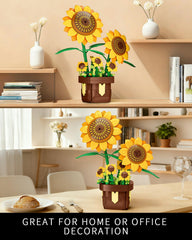 EITOLNR Sunflower Building Set offers vivid colors and a rewarding building experience.