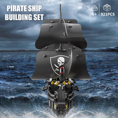 EITOLNR three-masted pirate ship assembly highlight