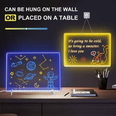 Suspension kit lets you hang it as neon decor