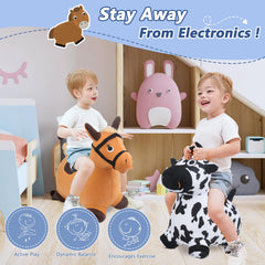 EKEPE bouncy hopper horse promotes balance and imaginative play.