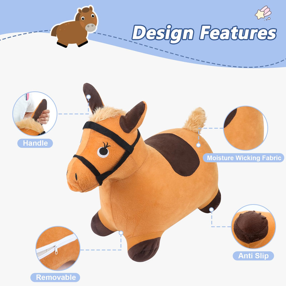 EKEPE inflatable toy uses safe materials for kids.