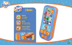 eKids Blippi toy phone with button lights for interactive play