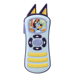 ekids Bluey remote control toy front view showing kid-friendly controls for toddlers.