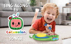 ekids Cocomelon singing-toddler encourages confident pretend singing at home.