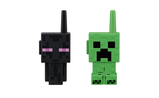 eKids Minecraft Walkie Talkie front view with bold graphics for kid-friendly communication